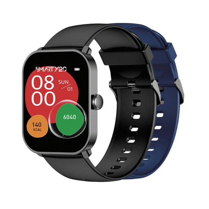 Horloge SMARTY 2.0 KST ZW. BND ZW.BL. SILICONEN SW070A 