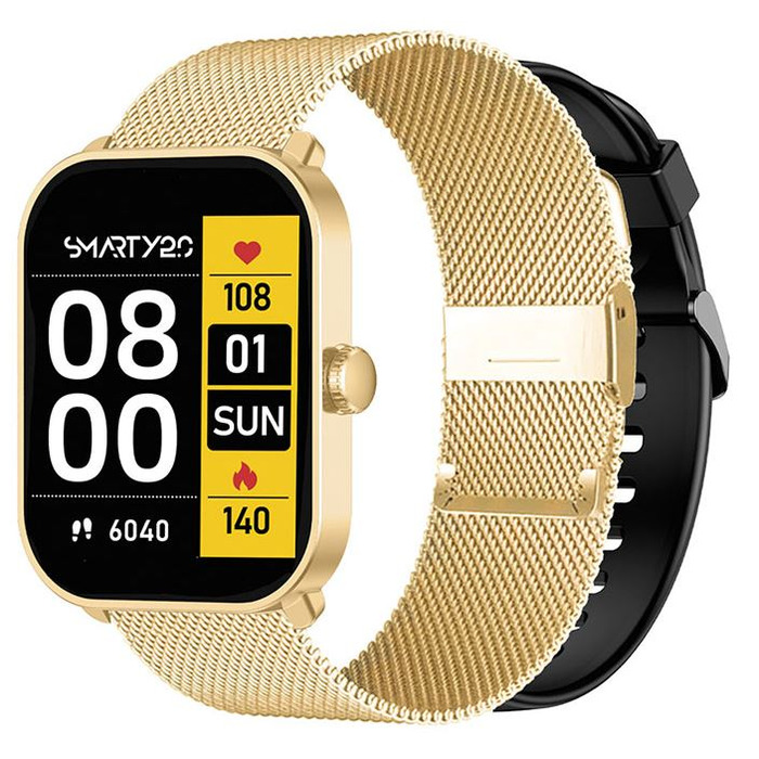 Horloge SMARTY 2.0 KST GD. BND GD. MESH ZW.SIL. SW070L GOLD 