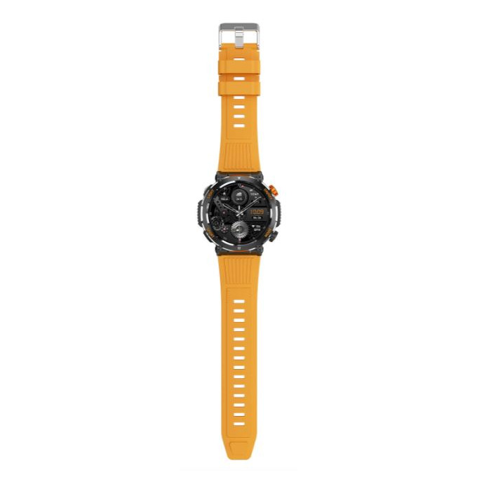 Horloge SMARTY 2.0 KST ZWART BND ORANJE SILIC. SW077B 