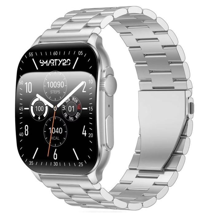 Horloge SMARTY 2.0 KST ZILV. BND ZLV STL BL SIL. SW080I 