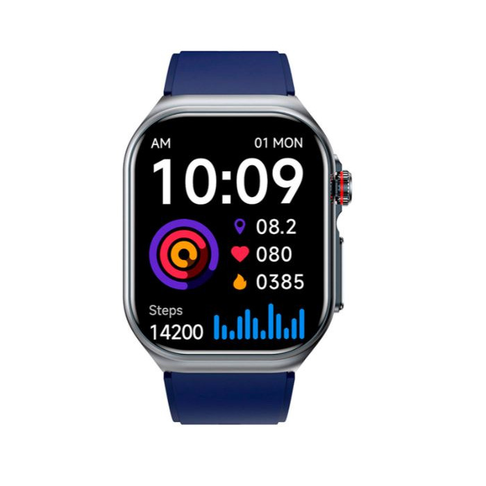 Horloge SMARTY 2.0 KST ZWART BND BLAUW SILIC. SW082B BLUE 