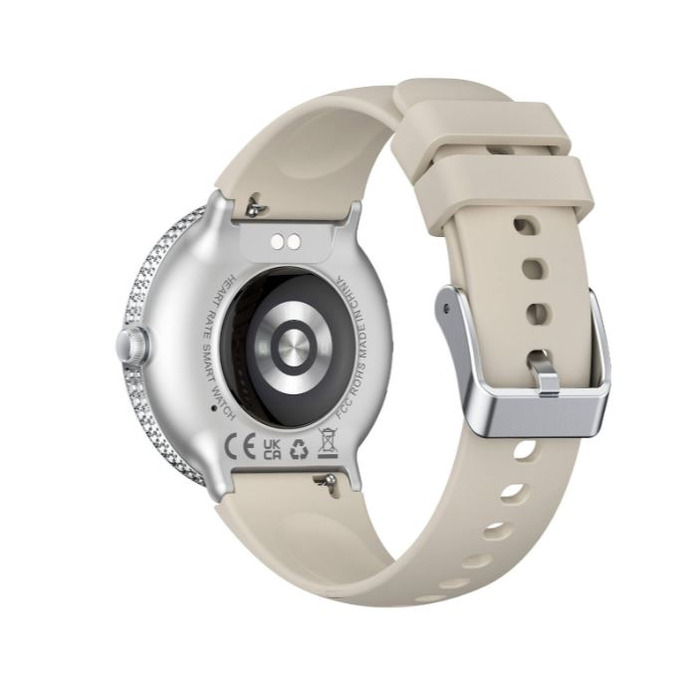 Horloge SMARTY 2.0 KST ZILV. BND BEIGE SILIC. SW092C 
