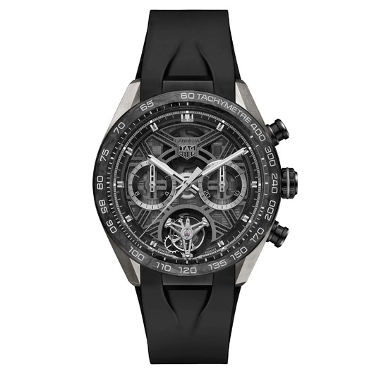 Horloge TAG HEUER CARRERA CHRONOGRAPH TOURBILLON EXTREME SPORT CBU5080.FT6272 Horloge TAG HEUER CARRERA CHRONOGRAPH TOURBILLON EXTREME SPORT CBU5080.FT6272