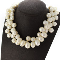 Juweel Dubbele Parelcollier witgoud 18 karaat '94940-2381-TWDH' Juweel Dubbele Parelcollier witgoud 18 karaat '94940-2381-TWDH'