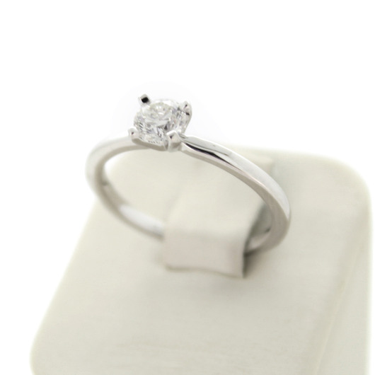 Juweel Solitair ring witgoud 18 karaat briljant '94873-2383-TWDH'  Juweel Solitair ring witgoud 18 karaat briljant '94873-2383-TWDH'