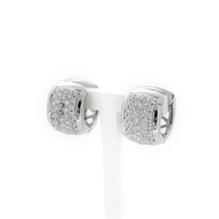 Juweel Creolen witgoud 18karaat briljanten '94809-2385-TWDH' Juweel Creolen witgoud 18karaat briljanten '94809-2385-TWDH'