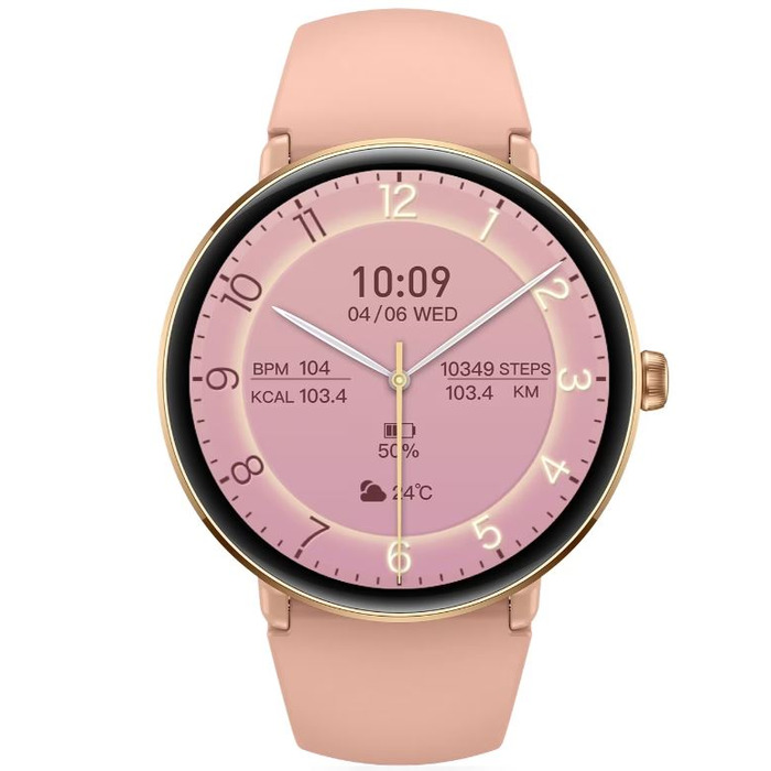 Horloge SMARTY 2.0 KST ROSE BND ROSE SILIC. SW092D 