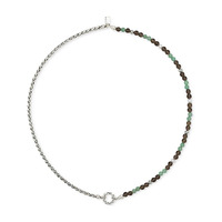 Juweel Buddha To Buddha Stacking Necklace Spirit Bead Silver Aventurine Smokey Quartz 177AV 45cm  Juweel Buddha To Buddha Stacking Necklace Spirit Bead Silver Aventurine Smokey Quartz 177AV 45cm