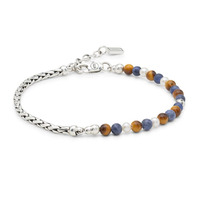 Juweel Buddha To Buddha Stacking Bracelet Spirit Bead Silver Tiger Eye Sodalite 038TIS Juweel Buddha To Buddha Stacking Bracelet Spirit Bead Silver Tiger Eye Sodalite 038TIS