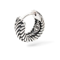 Juweel Buddha To Buddha Hoop Edwin Silver Single Piece 089 ONE Juweel Buddha To Buddha Hoop Edwin Silver Single Piece 089 ONE