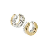 Juweel Buddha To Buddha Dual Hoops Barbara Silver Gold Vermeil Set 199GV Juweel Buddha To Buddha Dual Hoops Barbara Silver Gold Vermeil Set 199GV