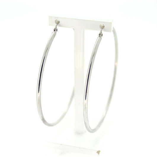 Juweel Oorbellen Creolen witgoud 18 karaat '95541-2398-TWDH'  Juweel Oorbellen Creolen witgoud 18 karaat '95541-2398-TWDH'