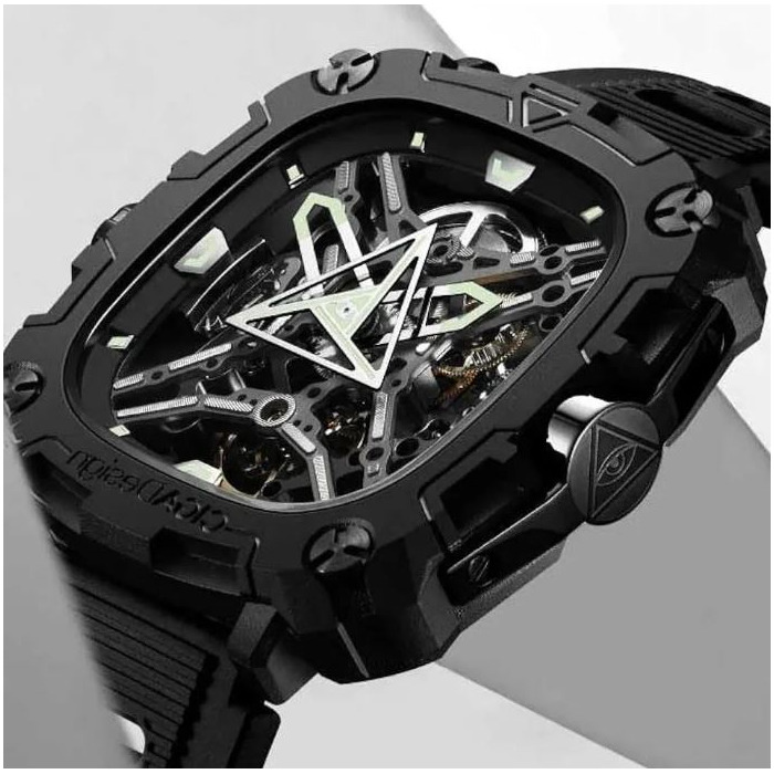 Horloge CIGA DESIGN X-SERIES EYE OF HORUS BLACK 44MM AUTO X051-BB01-W5B