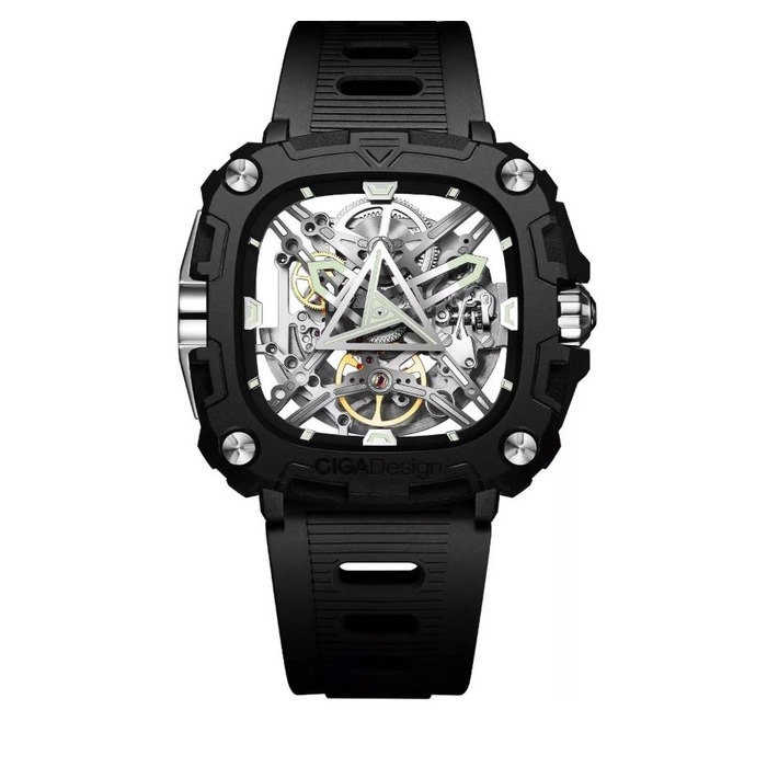 Horloge CIGA DESIGN X-SERIES EYE OF HORUS BLACK 44MM AUTO X051-BB01-W5B