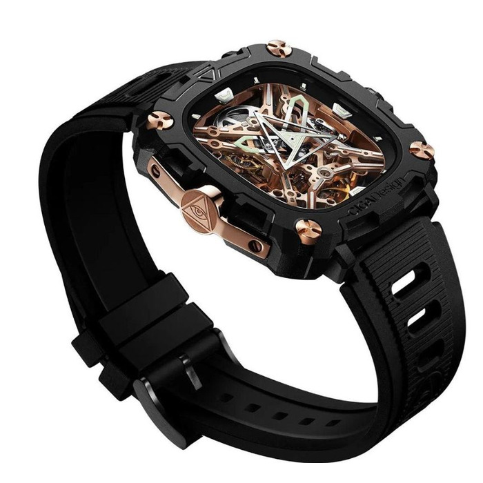 Horloge CIGA DESIGN X-SERIES EYE OF HORUS GOLD 44MM AUTO X051-BR01-W5B 