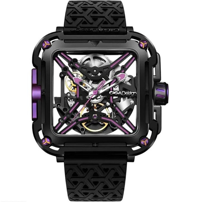 Horloge CIGA DESIGN X-SERIES GORILLA NEON PURPLE X011-BLPL-W25BK 