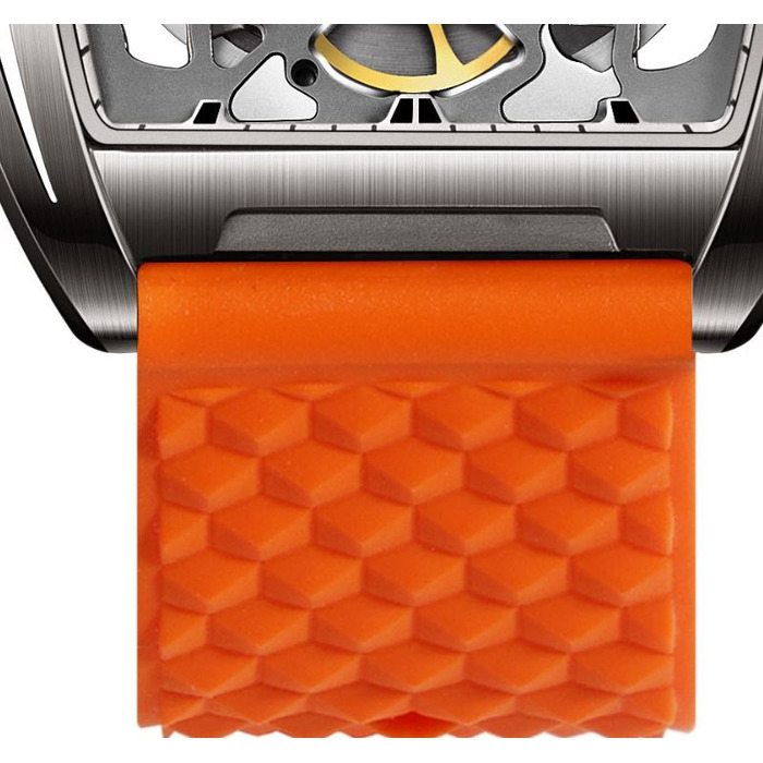 Horloge CIGA DESIGN EDGE TITANIUM ORANGE Z031-TT01-W50G 