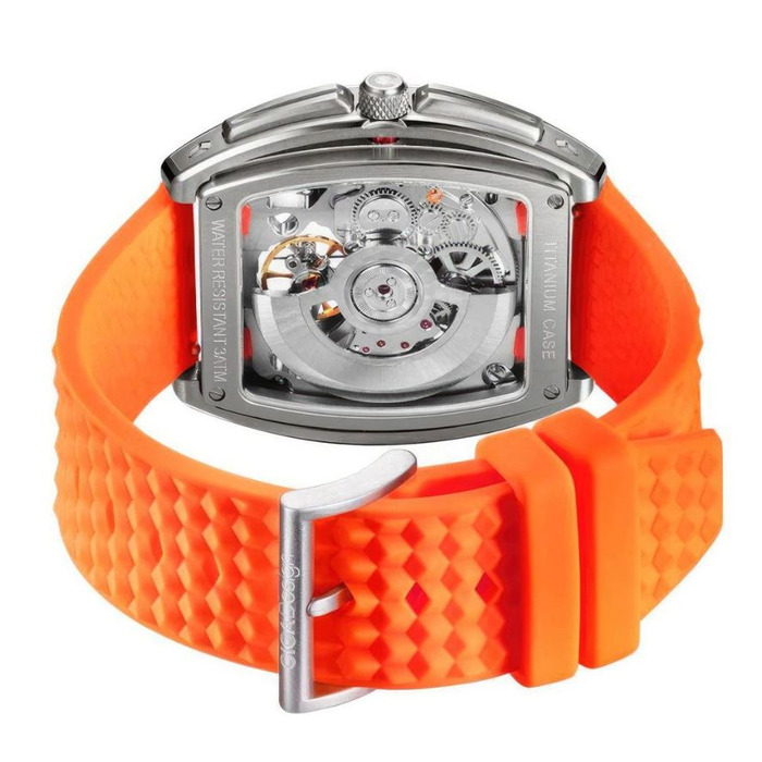 Horloge CIGA DESIGN EDGE TITANIUM ORANGE Z031-TT01-W50G 