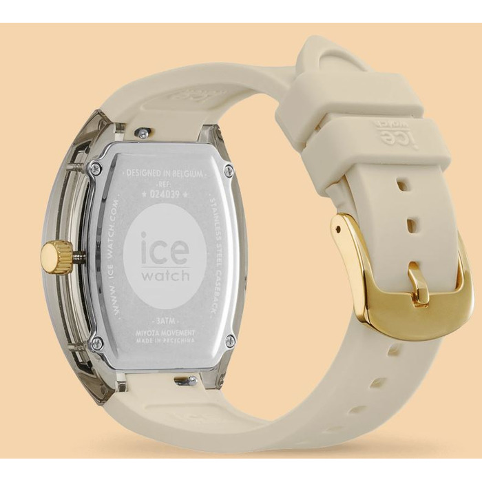 Horloge ICEWATCH ICE BOLIDAY DOME ALMOND SKIN SUNSET SMALL 024039 