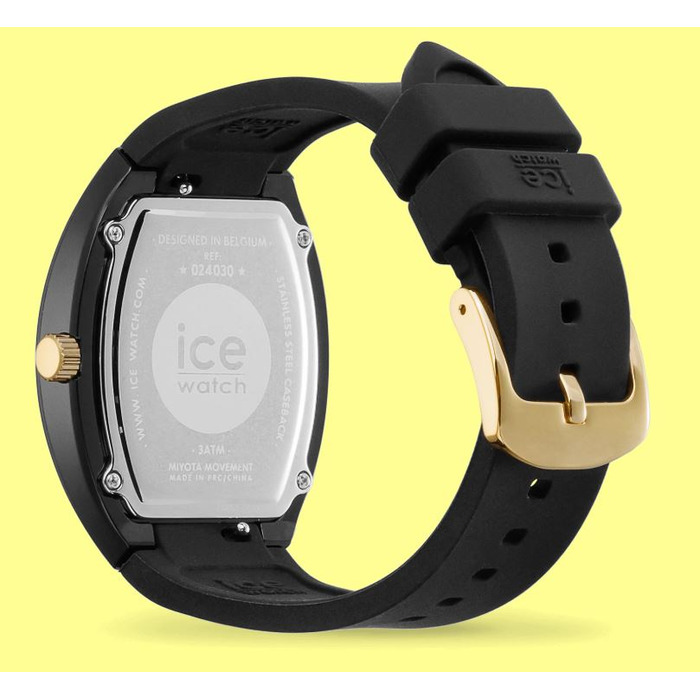 Horloge ICEWATCH ICE BOLIDAY DOME BLACK GLITTER GOLD SMALL 024030 