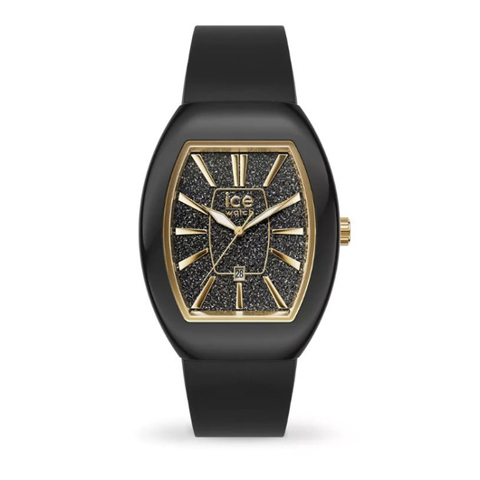 Horloge ICEWATCH ICE BOLIDAY DOME BLACK GLITTER GOLD SMALL 024030  Horloge ICEWATCH ICE BOLIDAY DOME BLACK GLITTER GOLD SMALL 024030