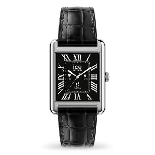 Horloge Ice Watch ICE Smart TK 2.0 Silver Black Croco 1.41 32mm 025380  Horloge Ice Watch ICE Smart TK 2.0 Silver Black Croco 1.41 32mm 025380