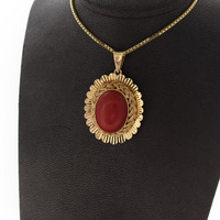 Juweel Ketting Met hanger geelgoud 18 karaat Koraal '95576-2400-TWDH' Juweel Ketting Met hanger geelgoud 18 karaat Koraal '95576-2400-TWDH'