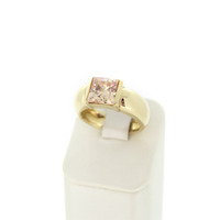 Juweel Ring geelgoud 18 karaat Rose quartz '95099-2399-TWDH' Juweel Ring geelgoud 18 karaat Rose quartz '95099-2399-TWDH'