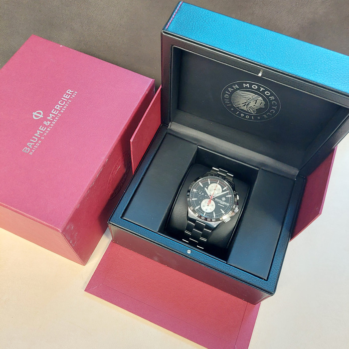 Horloge Baume & Mercier Clifton Indian Motorcycle Limited Edition  M0A10403 '94818-1072-TWDH' 