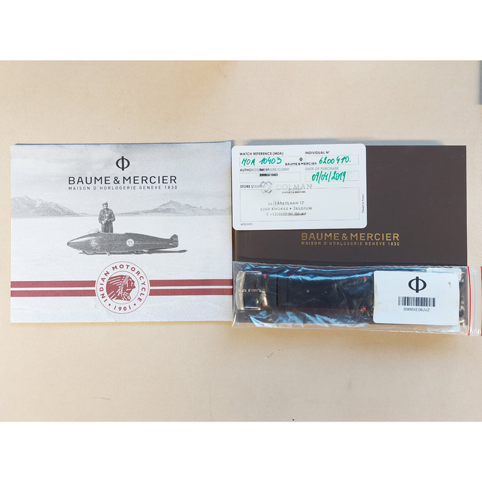 Horloge Baume & Mercier Clifton Indian Motorcycle Limited Edition  M0A10403 '94818-1072-TWDH' 
