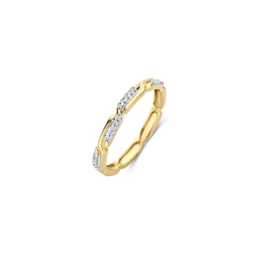 Juweel Blush ring 14 karaat goud met zirkonium 1256BZI Juweel Blush ring 14 karaat goud met zirkonium 1256BZI