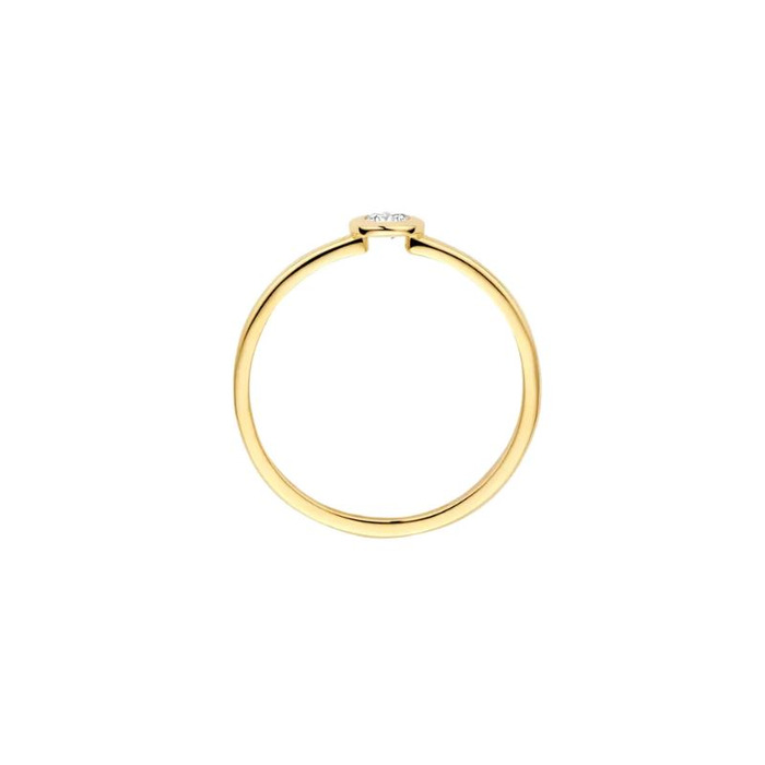 Juweel Blush ring 14 karaat goud met zirkonium 1273YZI 