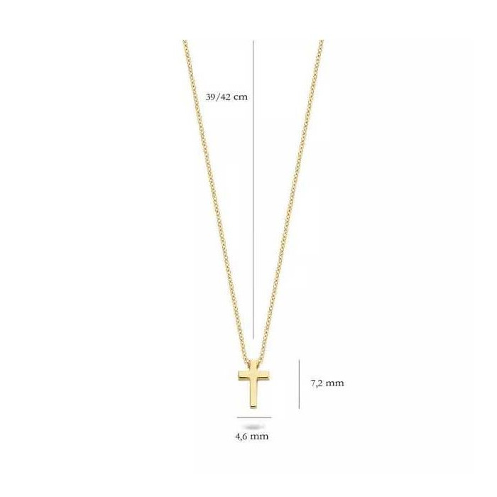 Juweel Blush collier 14 karaat goud 3091YGO 