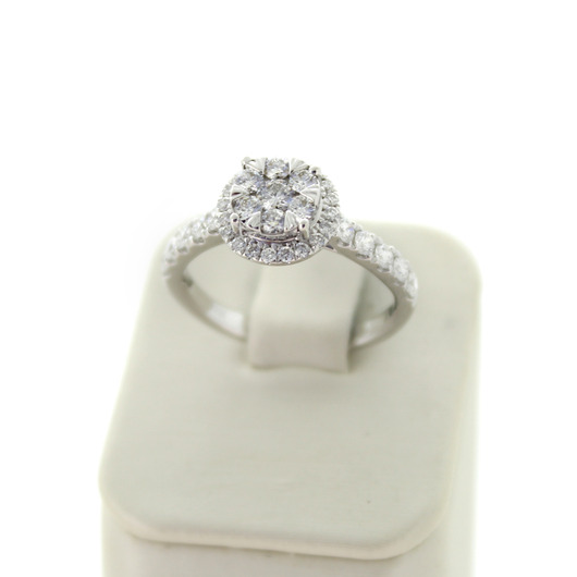 Juweel Ring witgoud 18 karaat gezet met briljanten '95414-2408-TWDH' Juweel Ring witgoud 18 karaat gezet met briljanten '95414-2408-TWDH'