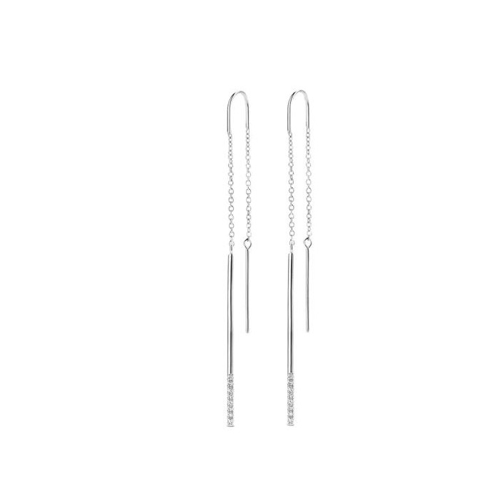 Juweel DIAMANTI PER TUTTI LINEAR EARRINGS M2417 WHITE 