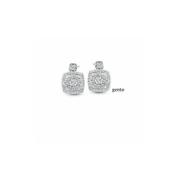 Juweel GENTO ZILVER OORSTEKERS PB37 