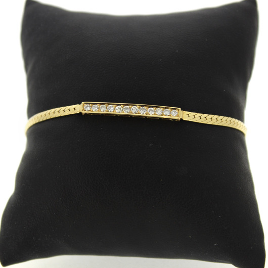 Juweel Armband geelgoud 18 karaat met briljanten '95806-2411-TWDH' Juweel Armband geelgoud 18 karaat met briljanten '95806-2411-TWDH'