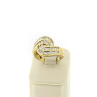 Juweel Ring geelgoud 18 karaat baguette diamanten '95799-2413-TWDH' Juweel Ring geelgoud 18 karaat baguette diamanten '95799-2413-TWDH'