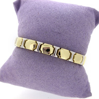 Juweel Armband Bicolor wit en geel goud 18 karaat '95804-2418-TWDH'  Juweel Armband Bicolor wit en geel goud 18 karaat '95804-2418-TWDH'