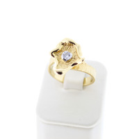 Juweel Ring geegoud 18 karaat gezet met briljant '95915-2421-TWDH' Juweel Ring geegoud 18 karaat gezet met briljant '95915-2421-TWDH'