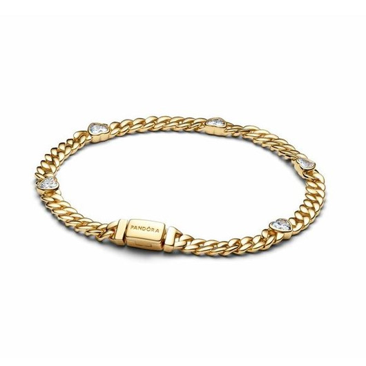 Juweel PANDORA HEART CUBAN BRACELET 564226C01 Juweel PANDORA HEART CUBAN BRACELET 564226C01