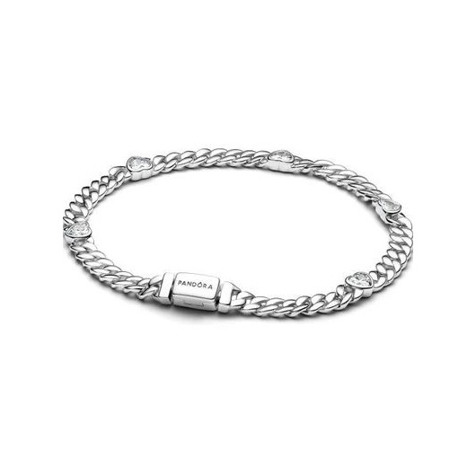 Juweel PANDORA HEART CUBAN BRACELET 594226C01 Juweel PANDORA HEART CUBAN BRACELET 594226C01