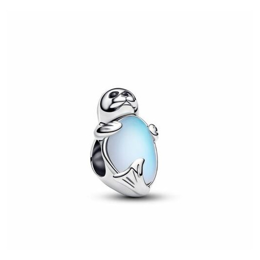 Juweel PANDORA SEAL MOONSTONE IRIDESCENT GLASS 794146C01 Juweel PANDORA SEAL MOONSTONE IRIDESCENT GLASS 794146C01