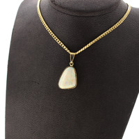 Juweel Ketting Met hanger geelgoud 18 karaat Opaal '96101-2430-TWDH' Juweel Ketting Met hanger geelgoud 18 karaat Opaal '96101-2430-TWDH'