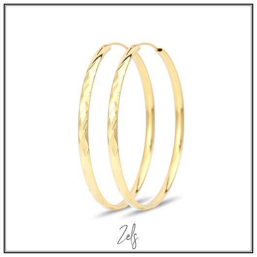 Juweel ZELS CREOLEN PLEETGOUD 65005BC Juweel ZELS CREOLEN PLEETGOUD 65005BC