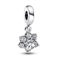 Juweel Pandora Moments Sparkling Pet Paw Print Dangle Bedel 792247C01 Juweel Pandora Moments Sparkling Pet Paw Print Dangle Bedel 792247C01