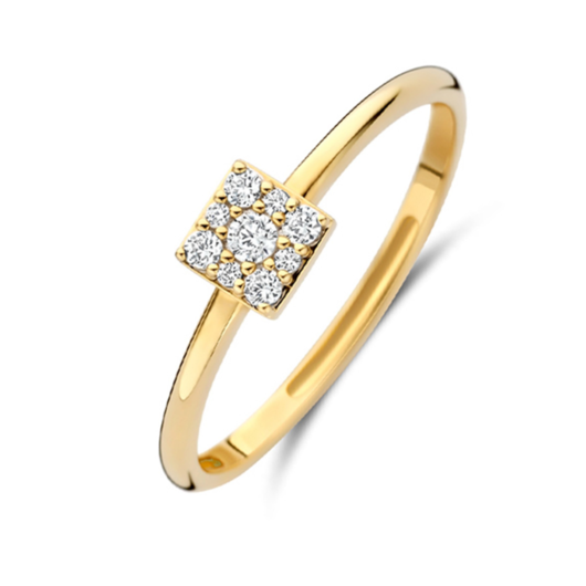 Juweel BLUSH RING 14 KARAAT GEELGOUD 1278YZI Juweel BLUSH RING 14 KARAAT GEELGOUD 1278YZI