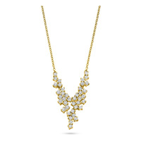Juweel Silver Rose necklace goldplated CH2531G Juweel Silver Rose necklace goldplated CH2531G