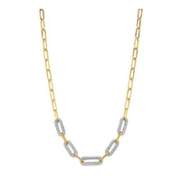 Juweel Silver Rose necklace goldplated CH2548G Juweel Silver Rose necklace goldplated CH2548G