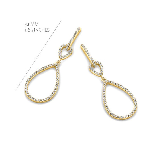 Juweel Silver Rose Oorstekers EA2465G Juweel Silver Rose Oorstekers EA2465G